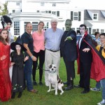 Cast of Bay Street’s Frankenstein Follies Séan & Kelly Deneny with Southampton Animal Shelter trainer